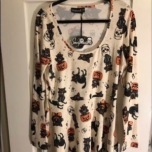 Sourpuss Vintage Halloween print dress